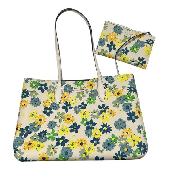 Kate Spade NWOT All Day Floral Medley Large Tote - Picture 3 of 14